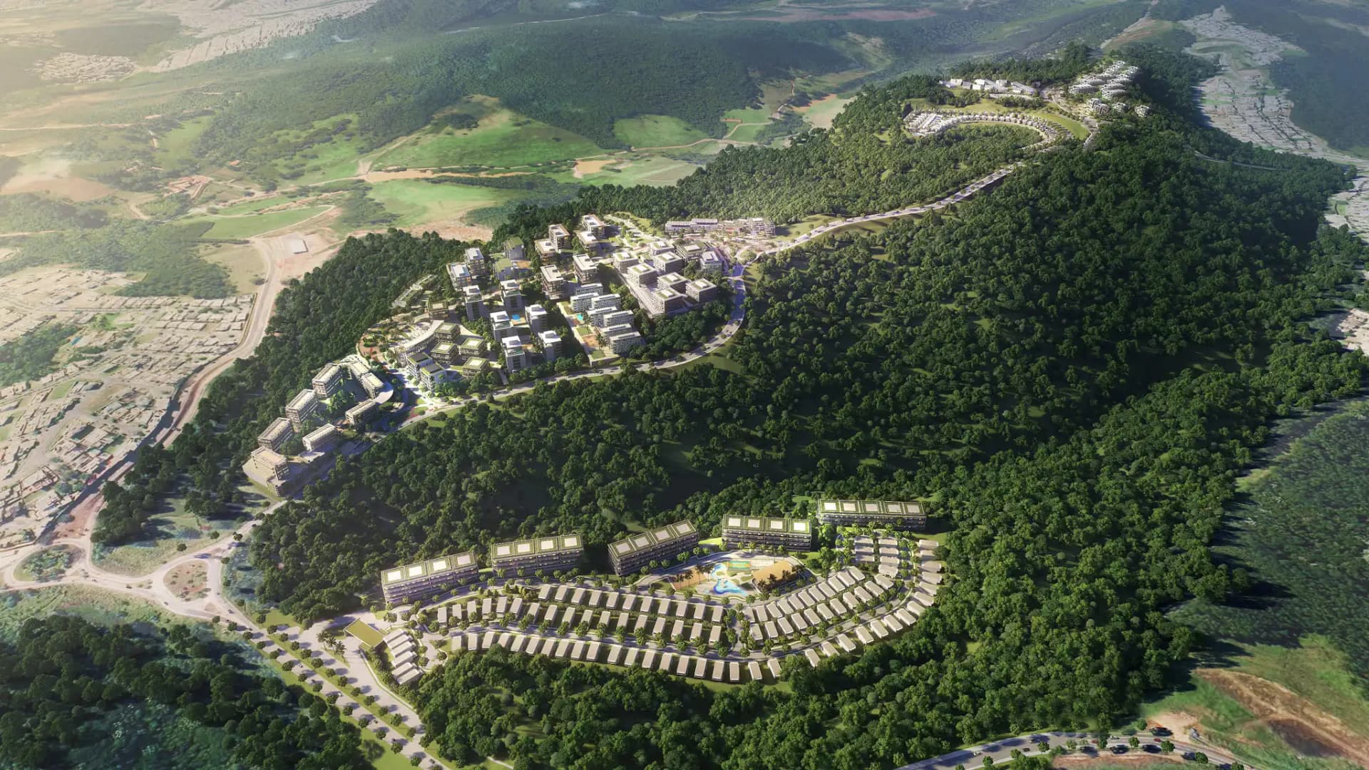 Vista aérea do Bairro