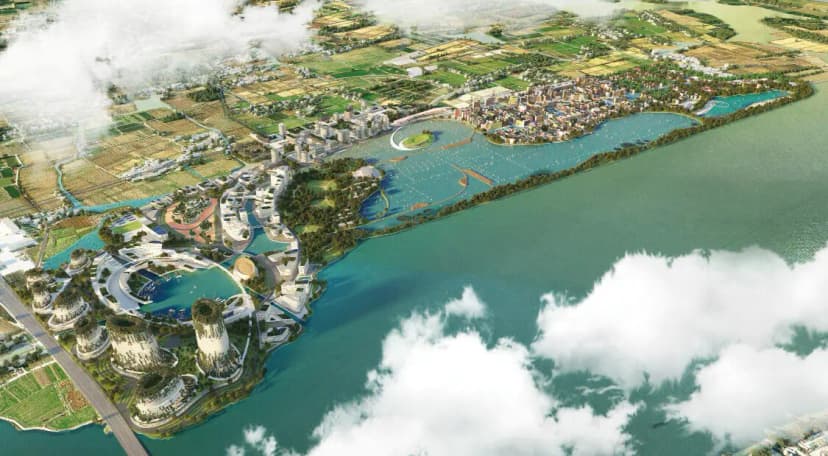 Uma cidade sobre as águas