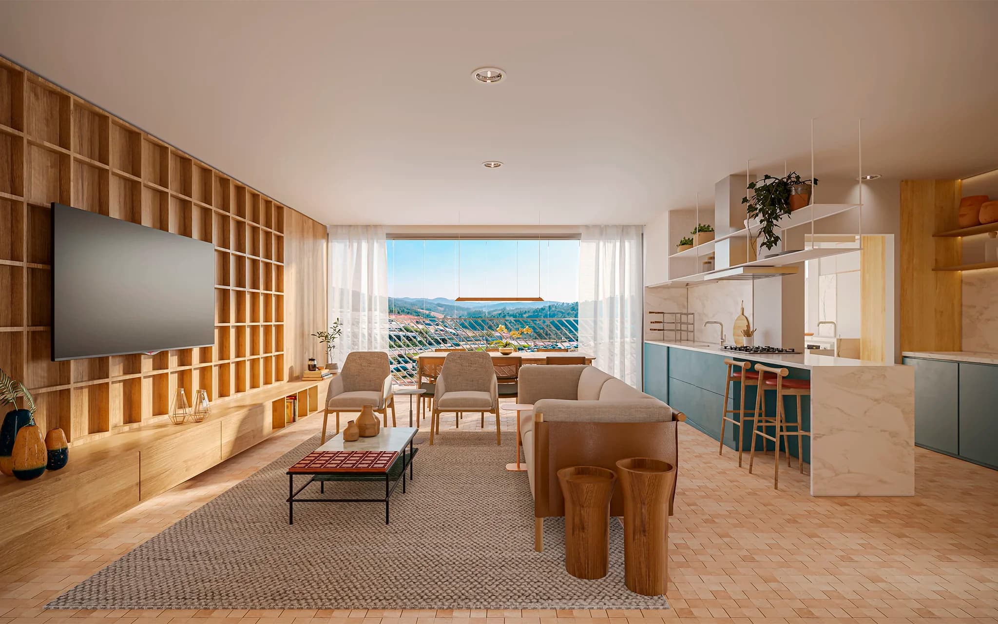 Living Integrado | 106m²