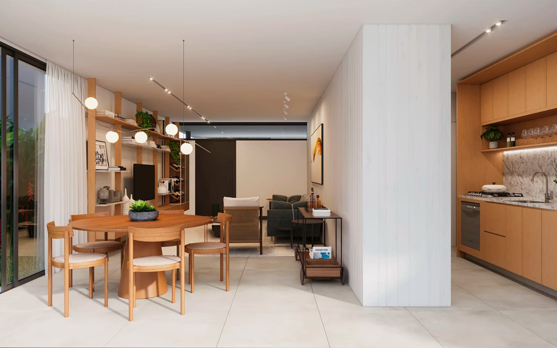 Cozinha e Sala de Jantar | 170m²