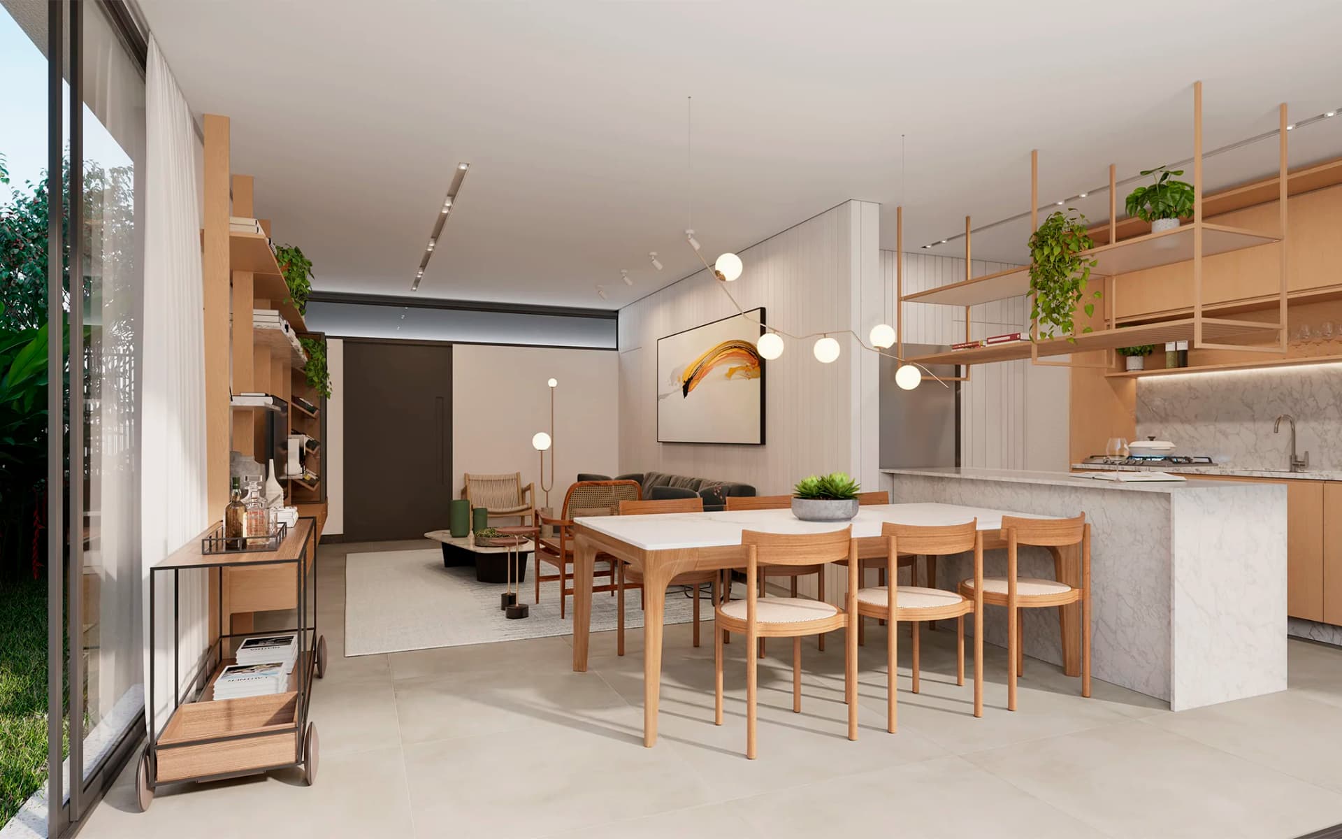 Cozinha e Sala de Jantar | 170m²